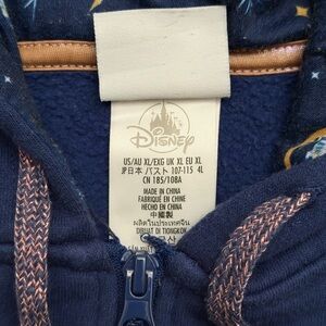 Disney World 50th Anniversary Hoodie Jacket XL Mickey & Friends Castle Zip